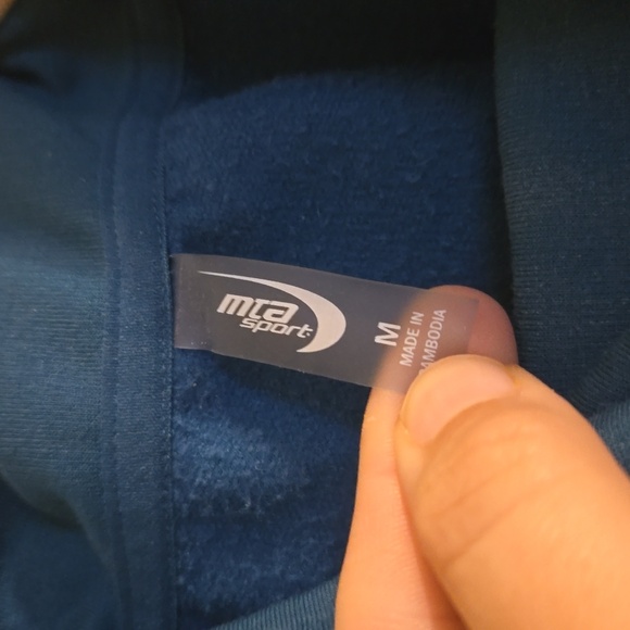 MTA Sport Teal Pullover - Picture 2 of 5